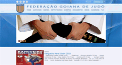 Desktop Screenshot of judogoias.com.br
