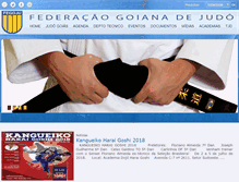 Tablet Screenshot of judogoias.com.br
